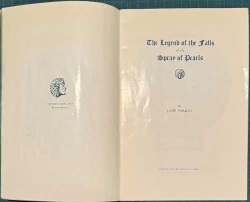 The Legend of the Falls of the Spray of Pearls.