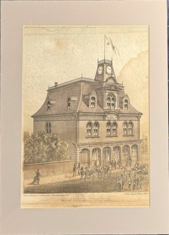 Masonic Temple. Erected at Liverpool, Queens Co. N.S.
