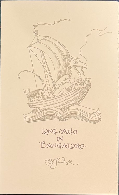Long Ago in Bangalore.