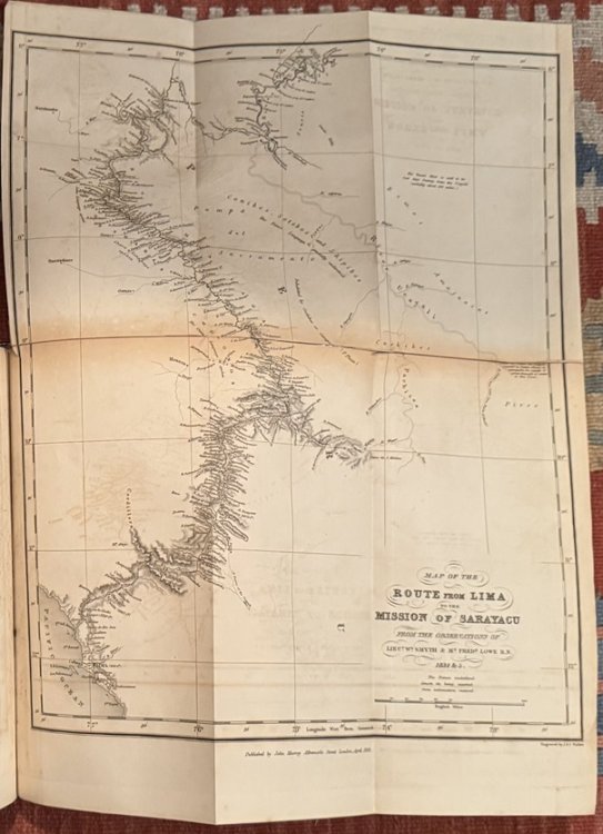 Two Works on Peru and The Amazon bound together: Smyth & Lowe. Narrative of a Journey from Lima to Para, Across the Andes and Down The Amazon . 1836 [bound with] Maw. Journal of a Passage From the Pacific to the Atlantic, Crossing The Andes in the Northern Provinces of Peru, and Descending the River