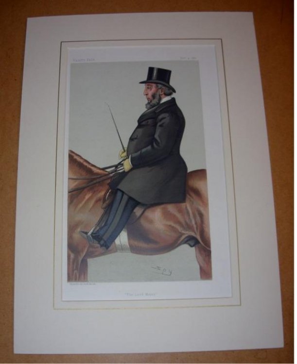 ORIGINAL LITHOGRAPH by SPY: SIR JOHN WHITAKER ELLIS BART. LORD MAYOR OF LONDON. “The Lord Mayor”. 4/11/1882. (Politicians)