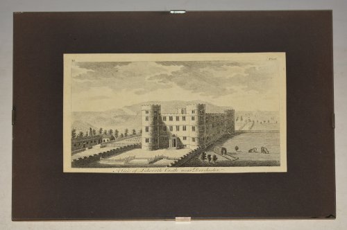Attractive original engraved A VIEW OF LULWORTH CASTLE, near Dorchester, DORSETSHIRE.