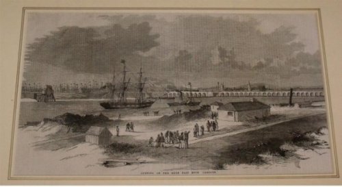 Opening of the Bute East Dock, Cardiff. From Illustrated London News.