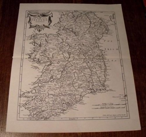 The Kingdom of Ireland. Map of Ireland.
