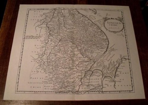 Map of Lincolnshire.