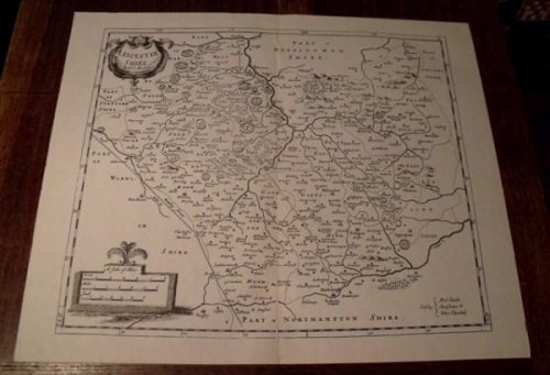 Map of Leicestershire.