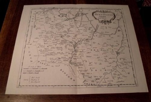 Map of Huntingtonshire.
