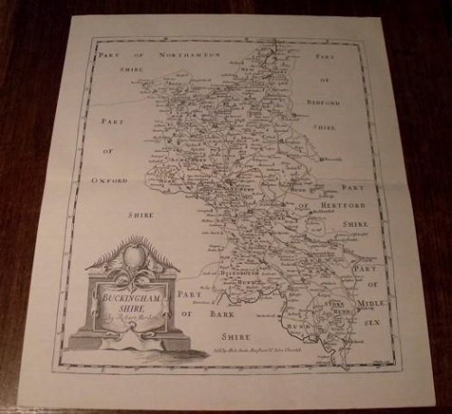 Map of Buckinghamshire.