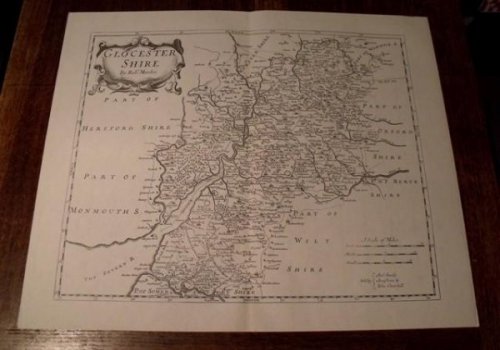 Map of Glocestershire.