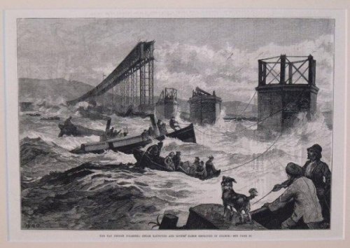 The Tay Bridge Disaster: Steam Launches and Divers’ Barge Employed In Search.