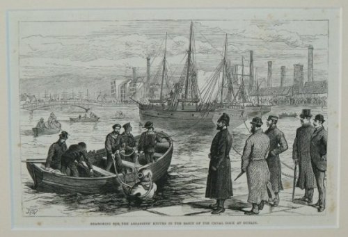 Searching For The Assassins’ Knives In The Basin of The Canal Dock At Dublin.