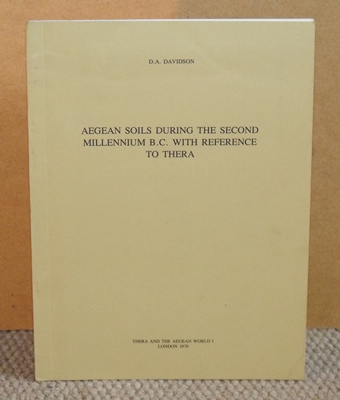Aegean Soils During the Second Millennium B.C. With Reference To Thera.