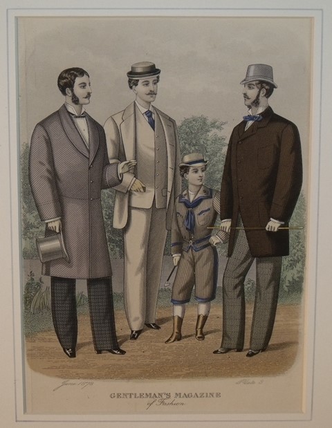 Gentleman’s Magazine of Fashion. Plate 3.