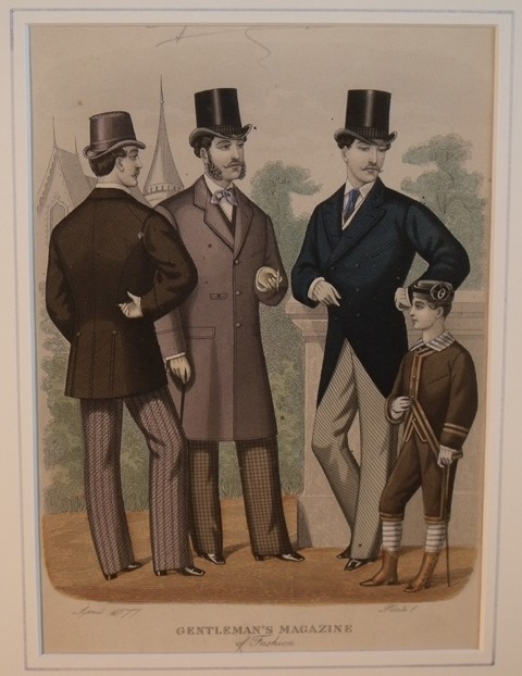 Gentleman’s Magazine of Fashion. Plate 1.