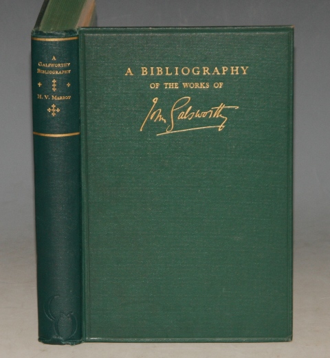 A Bibliography of the Works of John Galsworthy. SIGNED/ Inscribed by the Author.