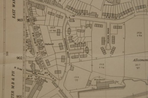 Ordnance Survey MAP Sheet SY 7090. No. 67. DORCHESTER, DORSET. Plan SY 7090. Scale 1:2500 or 25.344 inches to 1 mile.
