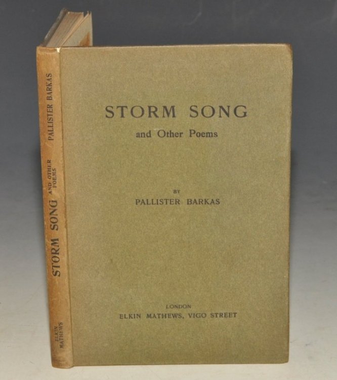 Storm Song, And Other Poems. SIGNED COPY.
