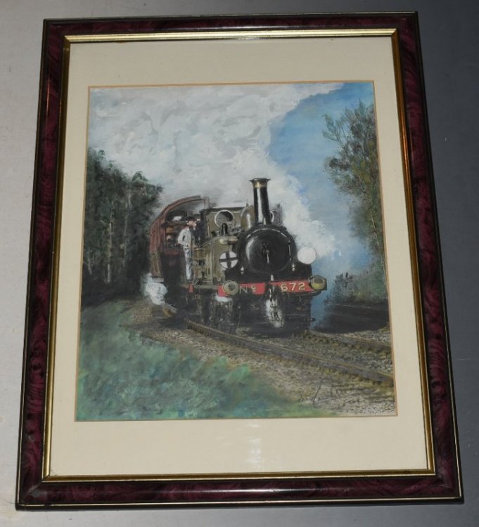 Original Artwork "No. 672" Original Artwork in Pen, Crayon and Ink.