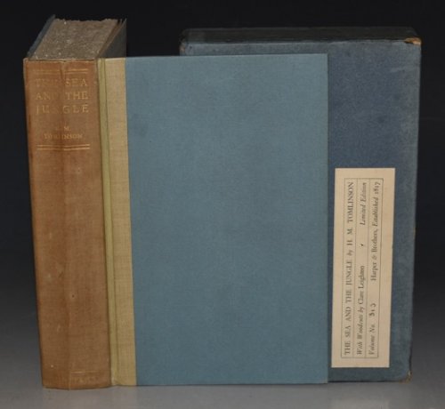 The Sea and The Jungle Being the narrative of the voyage of the tramp steamer Capella from Swansea to Santa Maria in the Brazils. Done in the Years 1909 and 1910. With Eight Woodcuts by Clare Leighton. SIGNED Limited Edition.