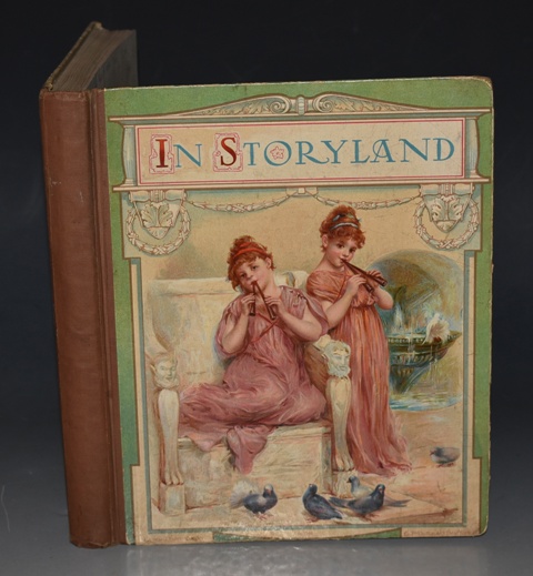 How the Drummer Boy saved a Regiment. IN: STORYLAND (pp. 7 - 14). A Volume of Original Pictures, Stories, and Verses. Written by G. A. HENTY, L .T .Meade, G. Manville Fenn, Evelyn Everett-Green, Paul Creswick, F. E. Weatherly, Maggie Browne, Sheila E. Braine, etc.,etc. And illustrated by Ada Dennis,