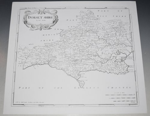 Map of Dorset. Dorsetshire