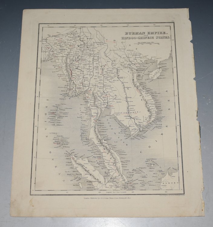 BURMAN EMPIRE and HINDOO-CHINESE STATES.
