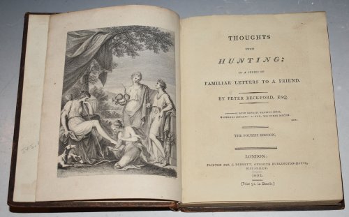 Thoughts Upon Hunting: In a Series of Familiar Letters to a Friend. The Fourth Edition.
