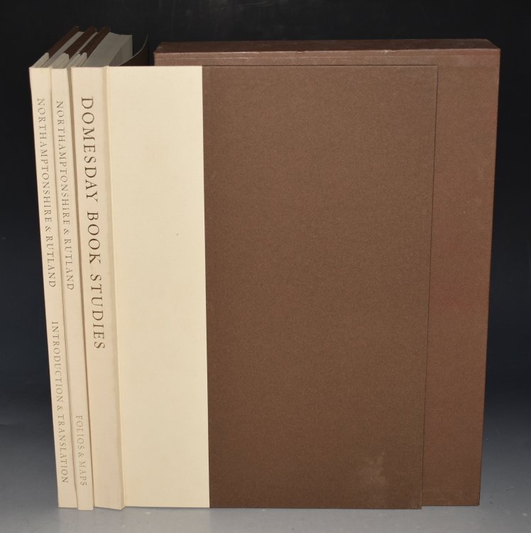 Northamptonshire & Rutland. Three volumes. Introduction and Translation, Folios and Maps, Domesday Book Studies. Limited edition. In slip case.