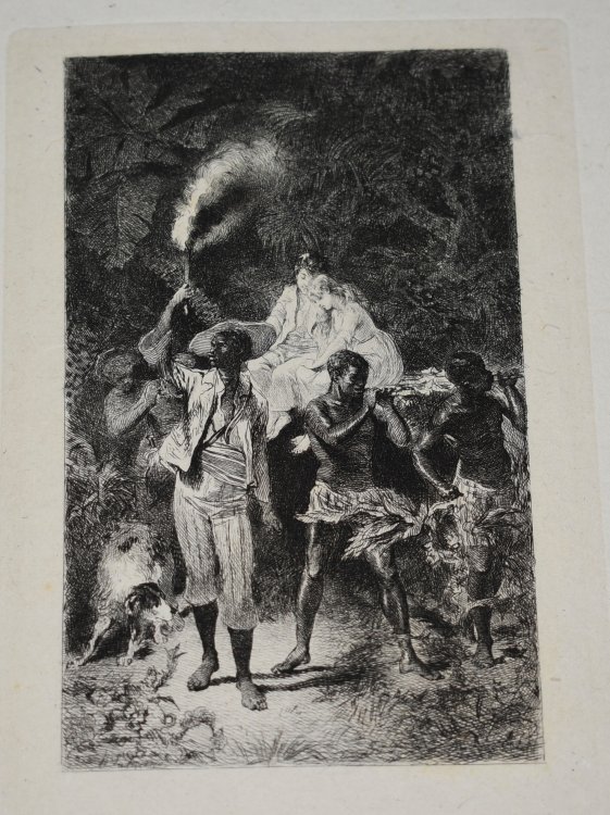 Illustrations To Paul And Virginia. Finely bound copy of 8 engraved proof plates.
