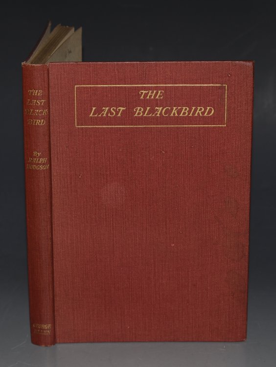The Last Blackbird, And Other Lines.