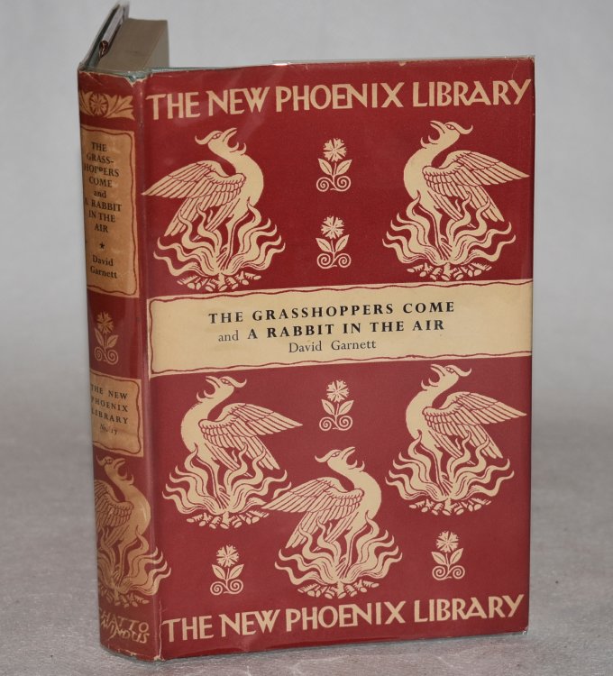 The Grasshoppers Come. and A Rabbit in the Air. Illustrated with wood engravings and drawings by R.A.Garnett.