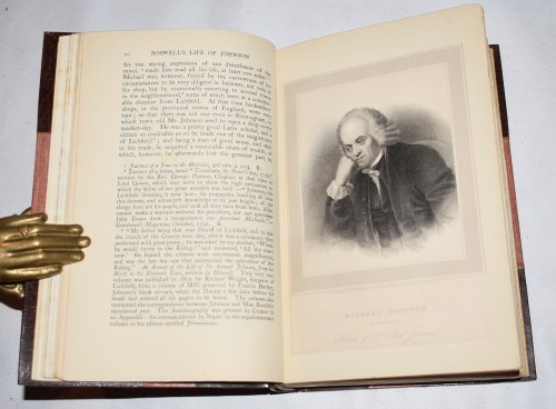 The Life of Samuel Johnson, LL.D. Library of English Classics. Extra Illustrated Edition. Three Volumes Bound in Six. In Stunning Leather Fine Bindings.