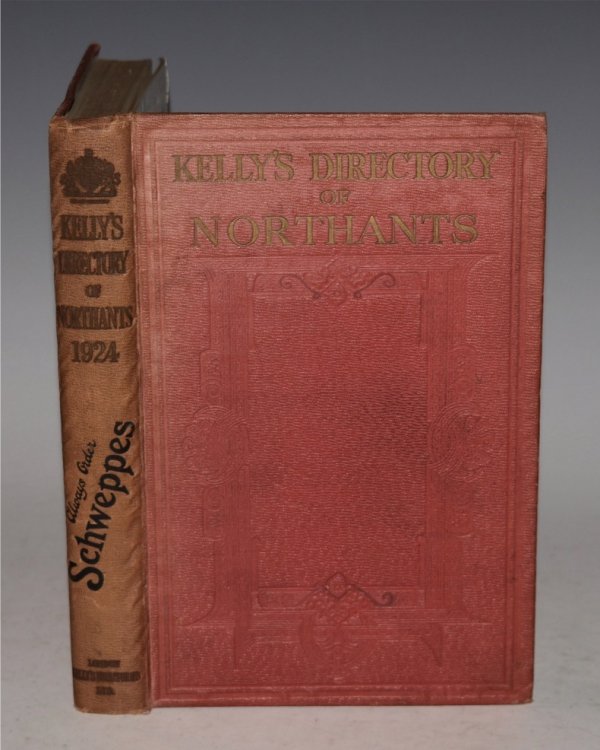 Kelly's Directory of Northamptonshire. 1924. With Coloured Map.