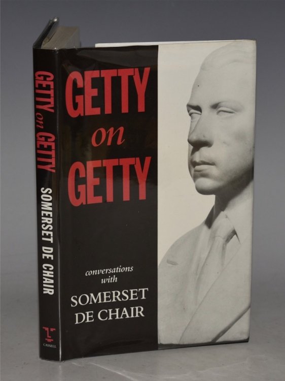 Getty on Getty. A Man in a Billion. Conversations with Somerset de Chair. Signed copy.