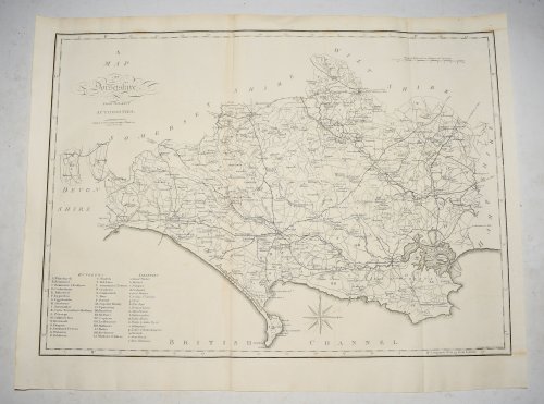 Original Engraved Map of “Dorsetshire, From the Best Authorities”