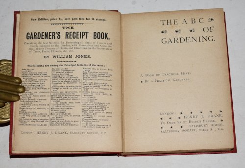 The A B C of Gardening. A Book of Practical Hints By A Practical Gardener.