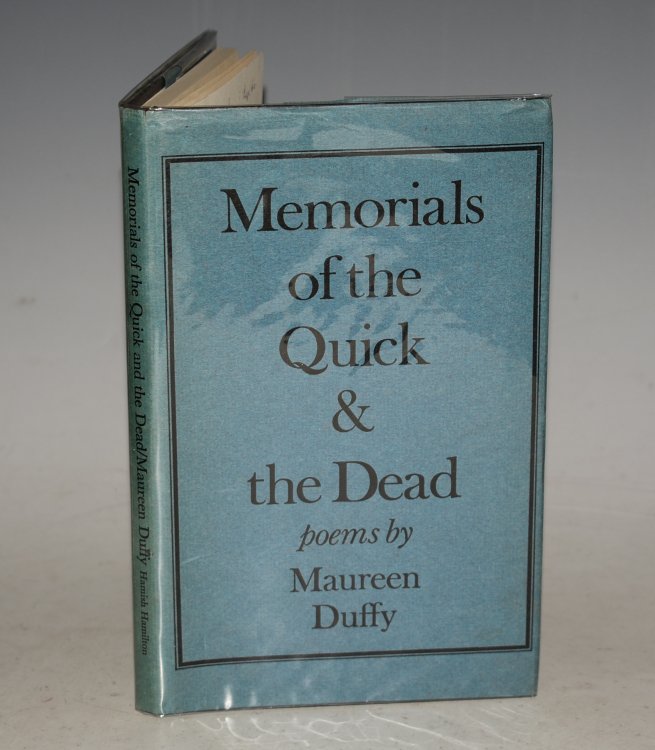 Memorials of the Quick & the Dead. Poems. Signed copy.