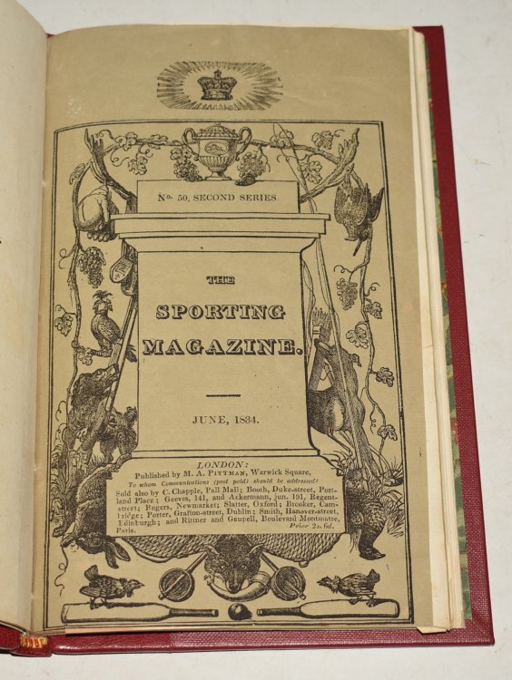 The Sporting Magazine. No. 50, Second Series. June, 1834.