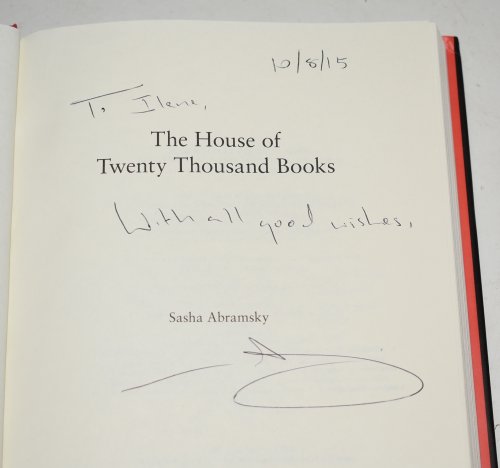 The House of Twenty Thousand Books. SIGNED BY AUTHOR