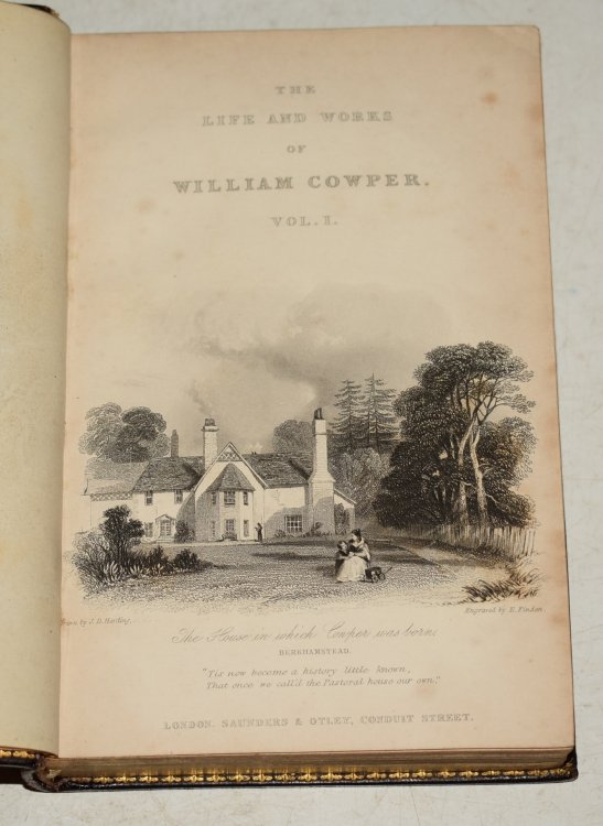 The Works Of William Cowper, His Life and Letters. Now First Completed By The Introduction Of Cowper’s Private Correspondence. Edited by Rev. T.S. Grimshawe. In Eight Volumes.