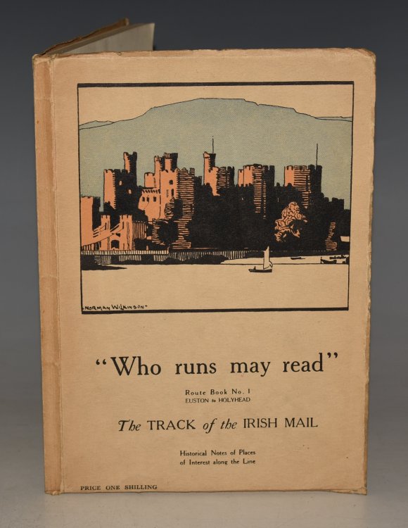 The Track Of The Irish Mail. Pen and Ink Sketches by F.H.Glazebrook and R.M.Hutchings. LMS Route Book No. 1 Euston to Holyhead.