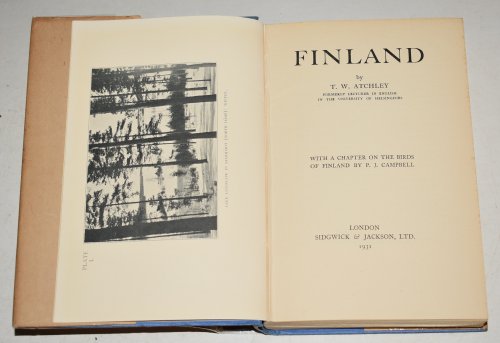 Finland. With a chapter on the Birds of Finland by P.J.Campbell.