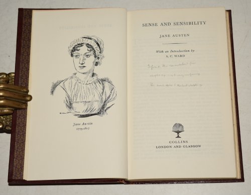 Sense and Sensibility. With an Introduction by A.C. Ward.