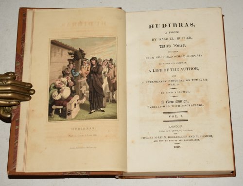 Hudibras, A Poem. With Notes, Selected from Grey and Other Authors; to which are prefixed A Life of The Author, and A Preliminary Discourse on The Civil War, &c. A New Edition, Embellished With Engravings. In Two Volumes.