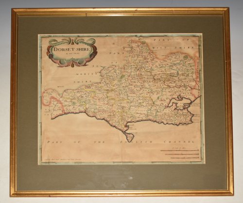 Original Engraved Map of Dorset shire