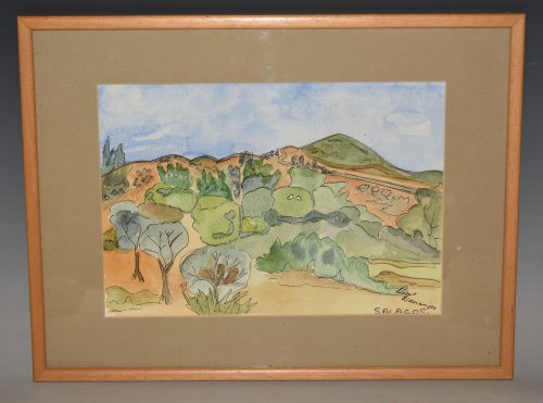 ORIGINAL WATERCOLOUR “Dewlish” Dorchester Dorset SIGNED