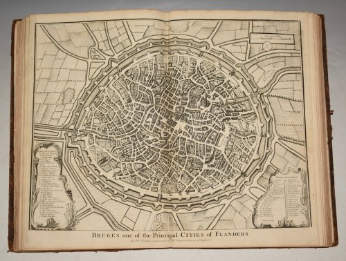 Original Copper Engraved Bruges one of the Principal Cities of Flanders.�
