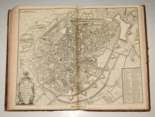 Original Copper Engraved View of Brussels a large and beautiful City in the Dutchy of Brabant;
