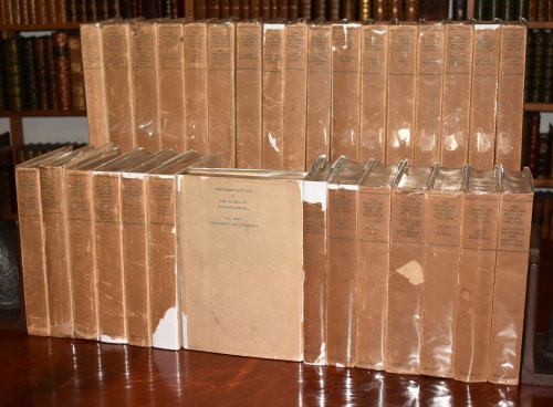 The Bombay Edition of the Works of Rudyard Kipling. 31 volumes, set. Limited edition of 1050 sets. Signed on the half-title of volume 1.
