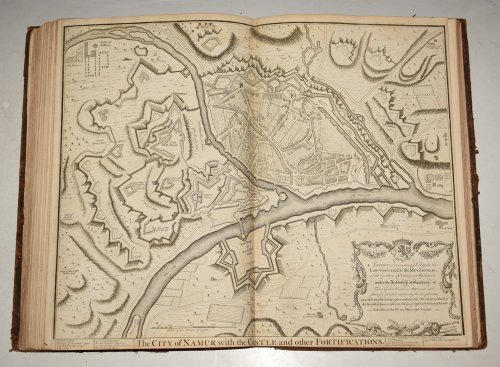 Original Copper Engraved Plan of The City of Namur with the Castle and other Fortifications. Belgium�